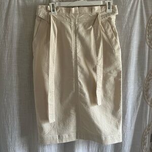 Banana Republic Ruffled Front Tie Skirt